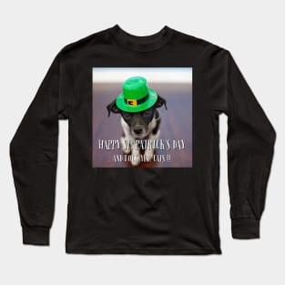 Offensive Dog St. Patrick’s Day Long Sleeve T-Shirt